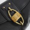 Salvatore Ferragamo handbag in black leather - Detail D4 thumbnail
