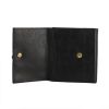 Saint Laurent wallet in black leather - Detail D2 thumbnail