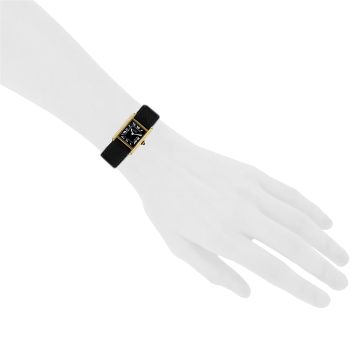 Montre Cartier Tank en vermeil - Detail D1