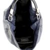 Saint Laurent Roady handbag in blue grained leather - Detail D2 thumbnail