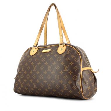 Bolso de mano Louis Vuitton en lona Monogram y cuero natural