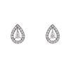 Boucheron Ava small earrings in white gold and in diamond - 00pp thumbnail