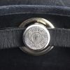 Hermes Herbag handbag in canvas and black leather - Detail D4 thumbnail