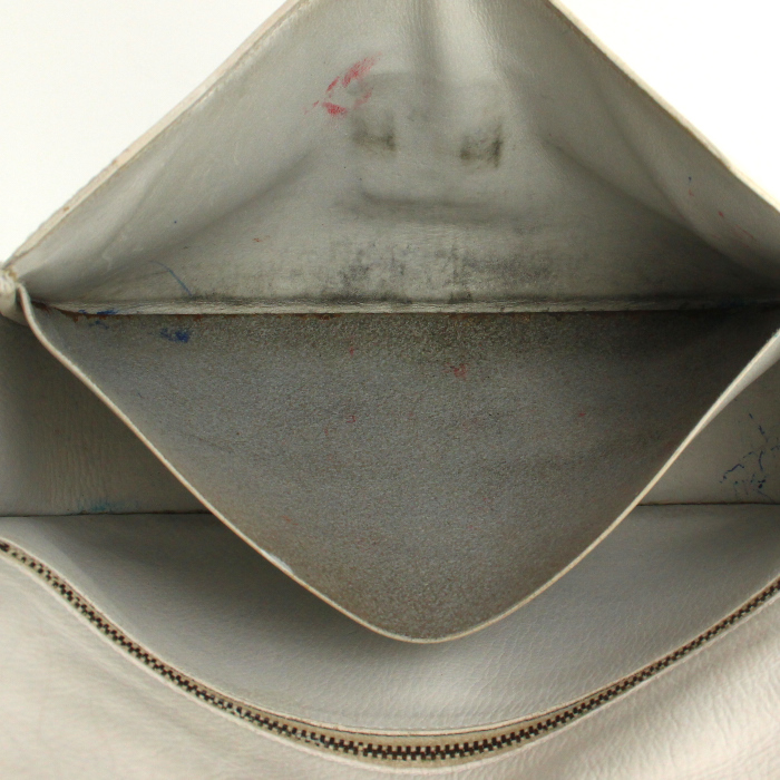 Borsa in pelle bianca - Detail D3