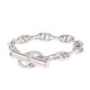 Hermes Chaîne D'ancre medium model bracelet in silver - 00pp thumbnail