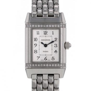 Orologio Jaeger Lecoultre Reverso-Duetto in acciaio Ref : 166.8.11 Circa  2000