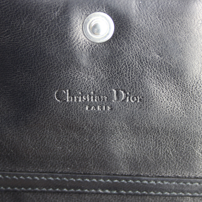Borsa/pochette in pelle nera - Detail D4