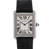 Cartier Tank Solo watch in stainless steel - 00pp thumbnail