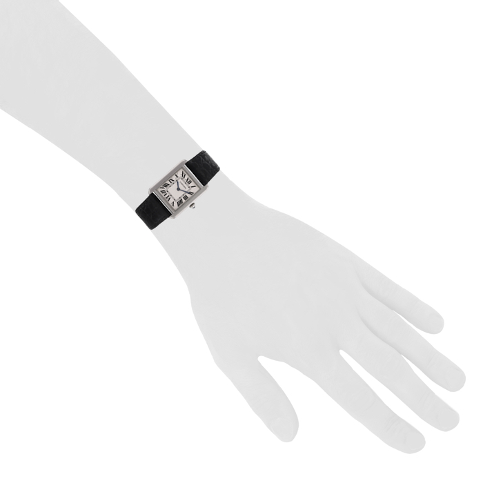 Montre Cartier Tank Solo en acier - Detail D1