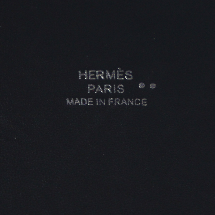 Hermes handbag in grey crocodile - Detail D3