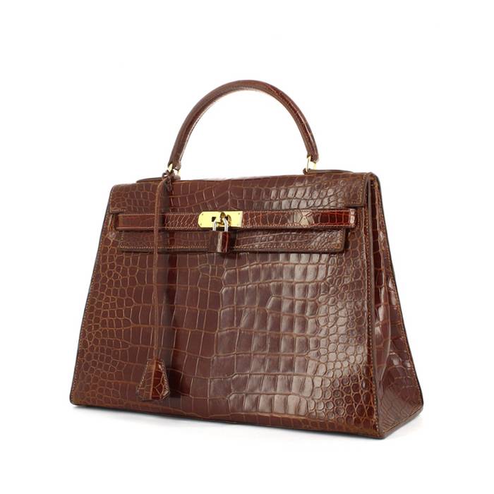 Bolso discount cocodrilo marron