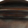 Briefcase in brown leather - Detail D2 thumbnail
