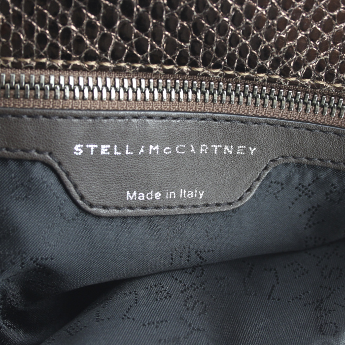 Borsa Stella McCartney modello piccolo in tela mordoré - Detail D3