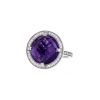Chaumet Attrape Moi Si Tu M'Aimes large model ring in white gold and diamonds and in amethyst - 00pp thumbnail