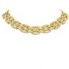 Cartier Gentiane articulated large model 1990's linked necklace in yellow gold - 00pp thumbnail
