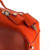 Prada handbag in orange leather saffiano - Detail D4 thumbnail