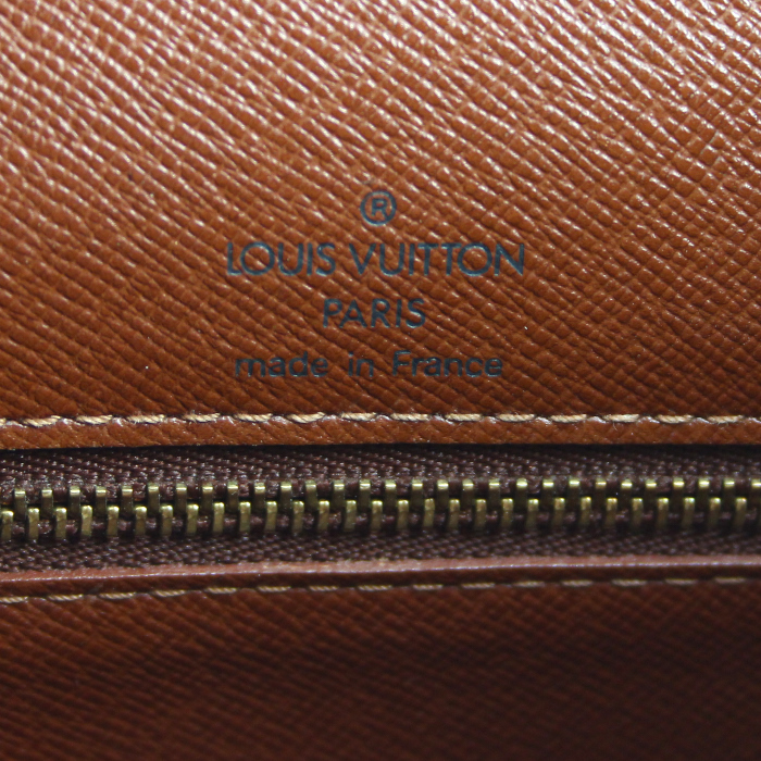 Sac à main Louis Vuitton Boulogne en toile monogram enduite et cuir naturel - Detail D3