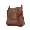 Hermes Vespa shoulder bag in brown epsom leather - 00pp thumbnail