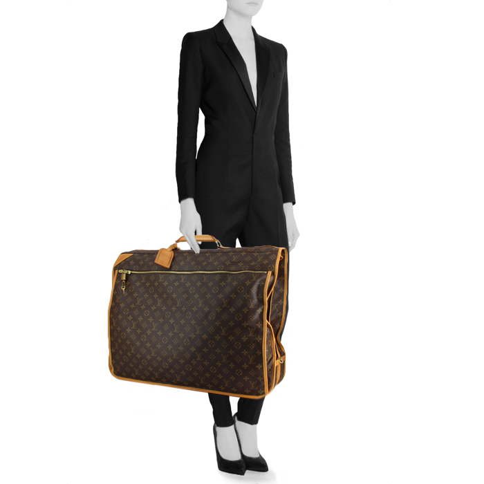 Louis Vuitton clothes-hangers in monogram canvas and natural leather - Detail D2