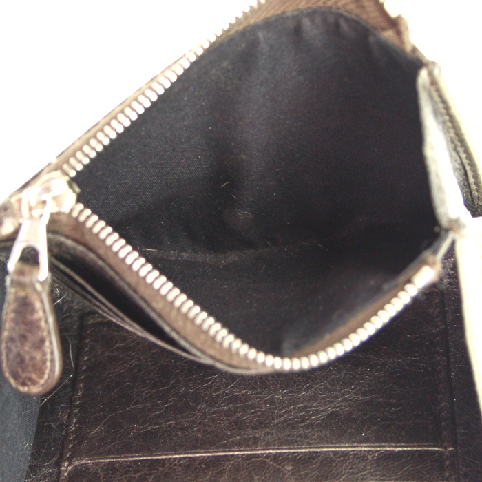 Balenciaga wallet in grey leather - Detail D3