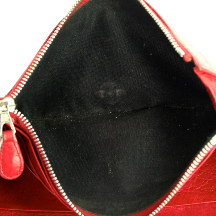 Portafogli in pelle rossa - Detail D3