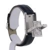 Cartier Tank Basculante watch in stainless steel Ref:  2405 Circa 2000 - Detail D2 thumbnail