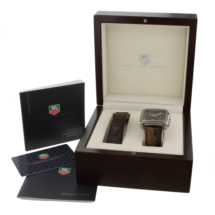 TAG Heuer Classic Monaco Automatic watch in stainless steel Circa  2006 - Detail D2