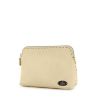 Fendi pouch in beige grained leather - 00pp thumbnail