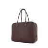 Hermes Plume handbag in brown Fjord leather - 00pp thumbnail