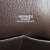 Bolso de mano Hermes Plume en cuero Fjord marrón - Detail D3 thumbnail