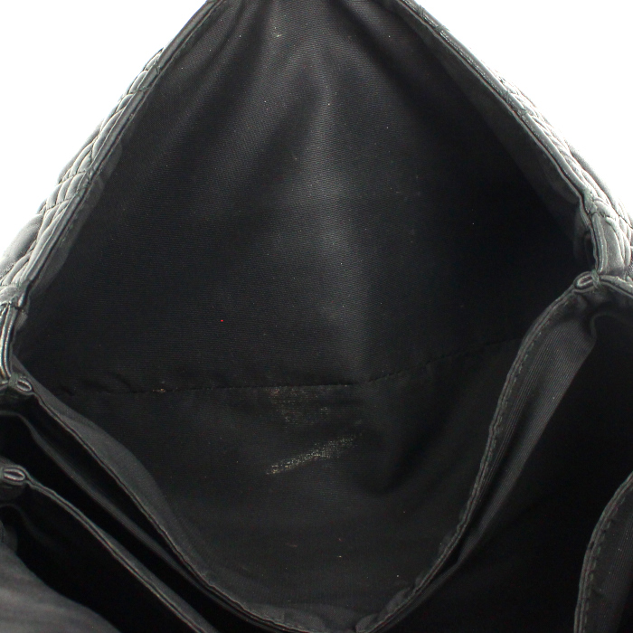 Sac à main Dior Miss Dior en cuir matelassé noir - Detail D3