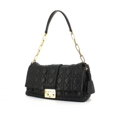 Sac à main Dior Miss Dior en cuir matelassé noir