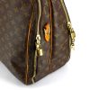 Louis Vuitton Alize travel bag in monogram canvas and natural leather - Detail D5 thumbnail