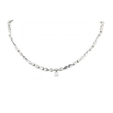 Boucheron necklace in white gold and diamonds