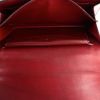 Hermes Ring handbag in burgundy leather - Detail D3 thumbnail