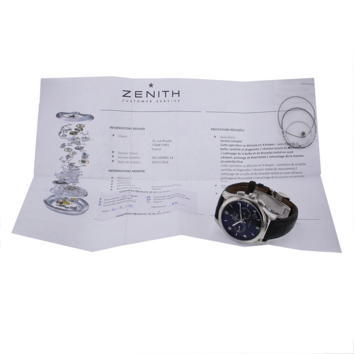 Orologio Zenith El Primero-Chronomaster in acciaio Circa  2010 - Detail D2