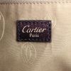 Cartier Marcello handbag in furr and brown lizzard - Detail D3 thumbnail