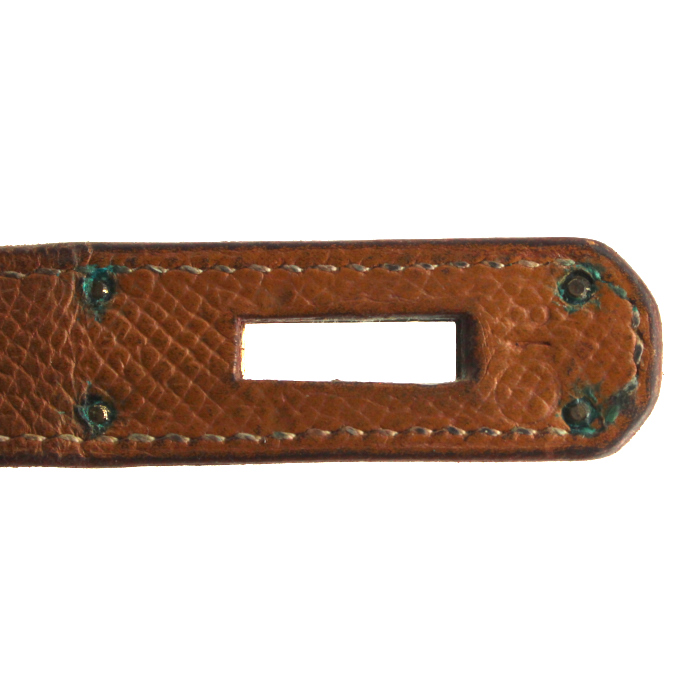 Borsa Kelly 32 cm in pelle Epsom gold - Detail D5