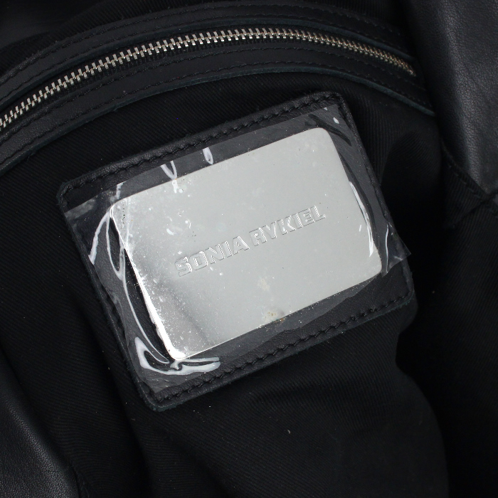 Borsa Sonia Rykiel in pelle nera - Detail D3