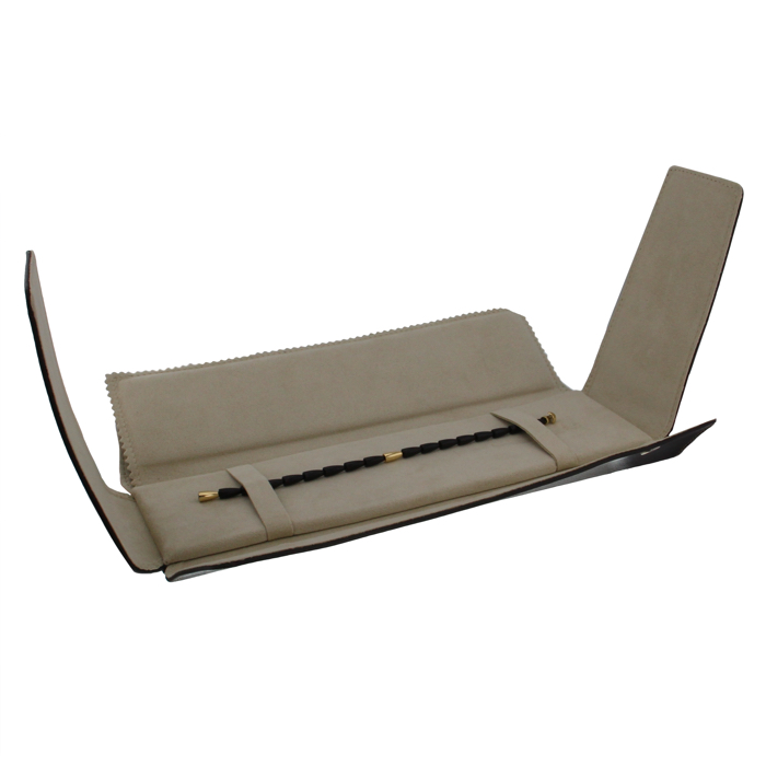 Vhernier Calla bracelet in pink gold and ebony - Detail D2