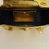 Bolso de mano Ralph Lauren Ricky modelo pequeño en cuero dorado - Detail D2 thumbnail