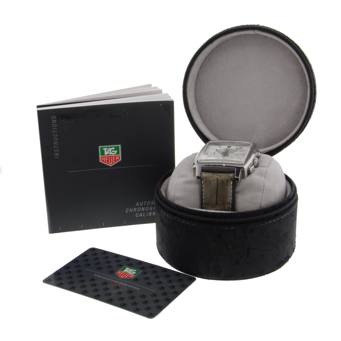 TAG Heuer Classic Monaco Automatic Chronograph watch in stainless steel