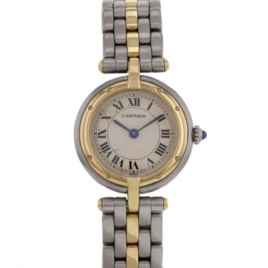Montre Cartier Panthère Vendôme en or et acier Vers  1990