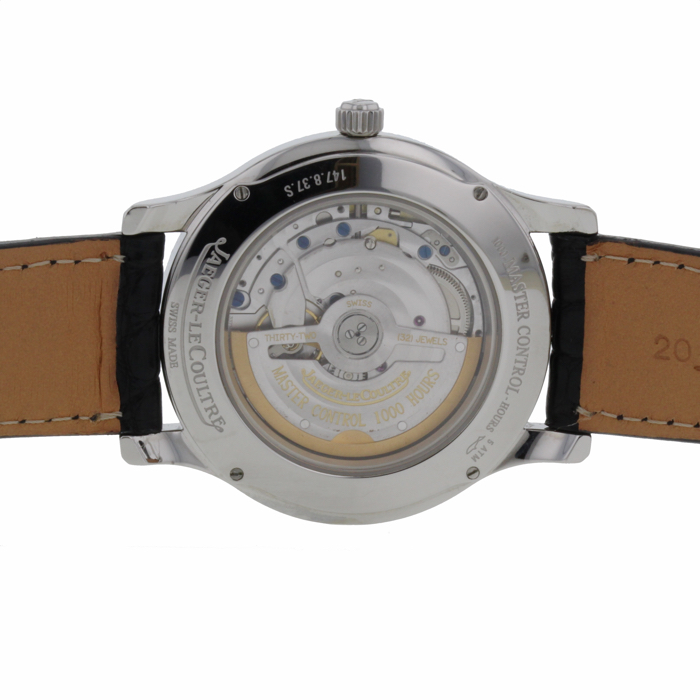 Jaeger Lecoultre Master Control watch in stainless steel Circa 2010 - Detail D2
