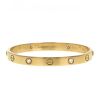 Cartier Love bracelet in yellow gold and diamonds - 00pp thumbnail