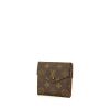 Billetera Louis Vuitton Elise en lona Monogram y cuero marrón - 00pp thumbnail