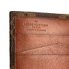 Billetera Louis Vuitton Elise en lona Monogram y cuero marrón - Detail D4 thumbnail
