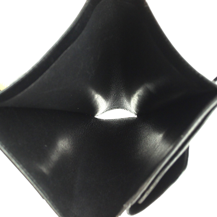 Monedero Hermes en cuero box negro - Detail D4