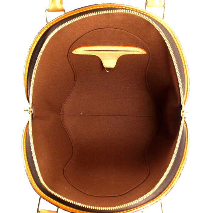 Sac à main Louis Vuitton Ellipse en toile monogram et cuir naturel - Detail D2