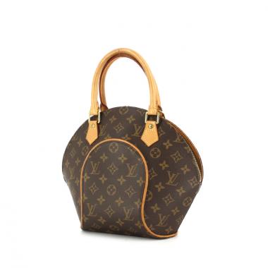 Bolso de mano Louis Vuitton Ellipse en lona Monogram y cuero natural